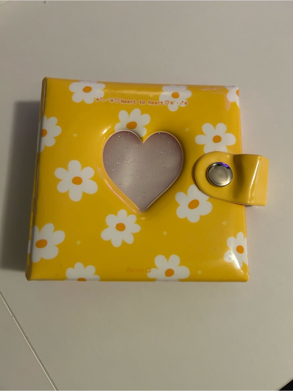 Yellow Daisy Photo card binder album for kpop photocards